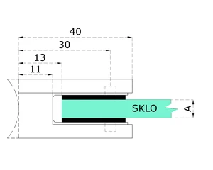 Gumičky na sklo 6,76 mm - slide 1
