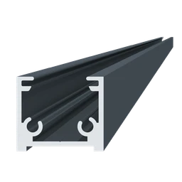 Montážny profil 35 x 30 x 6000 mm, štruktúra RAL 7016