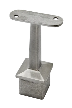 Držák madla pevný / plochý, broušená nerez AISI 304 - slide 0