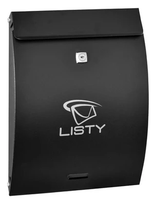Schránka poštová, max. formát listu C4, čierna - slide 1