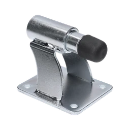 Koncový doraz pre posuvnú bránu, s tlmiacou pružinou, pozink