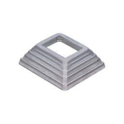 Krytka plechová, 85 x 75 x 29 mm, díra: 42 x 32 mm