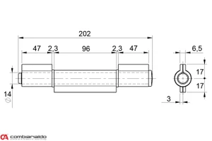 Pant trojdílný 200 mm - slide 3