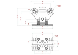 PICCOLO samonos do 200 kg/4,5 m, profil 67 x 67 x 3 mm - slide 1