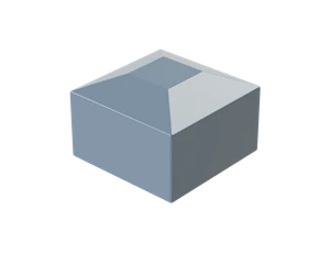 Vonkajšia krytka 40 x 40 mm, plastová PE - slide 1