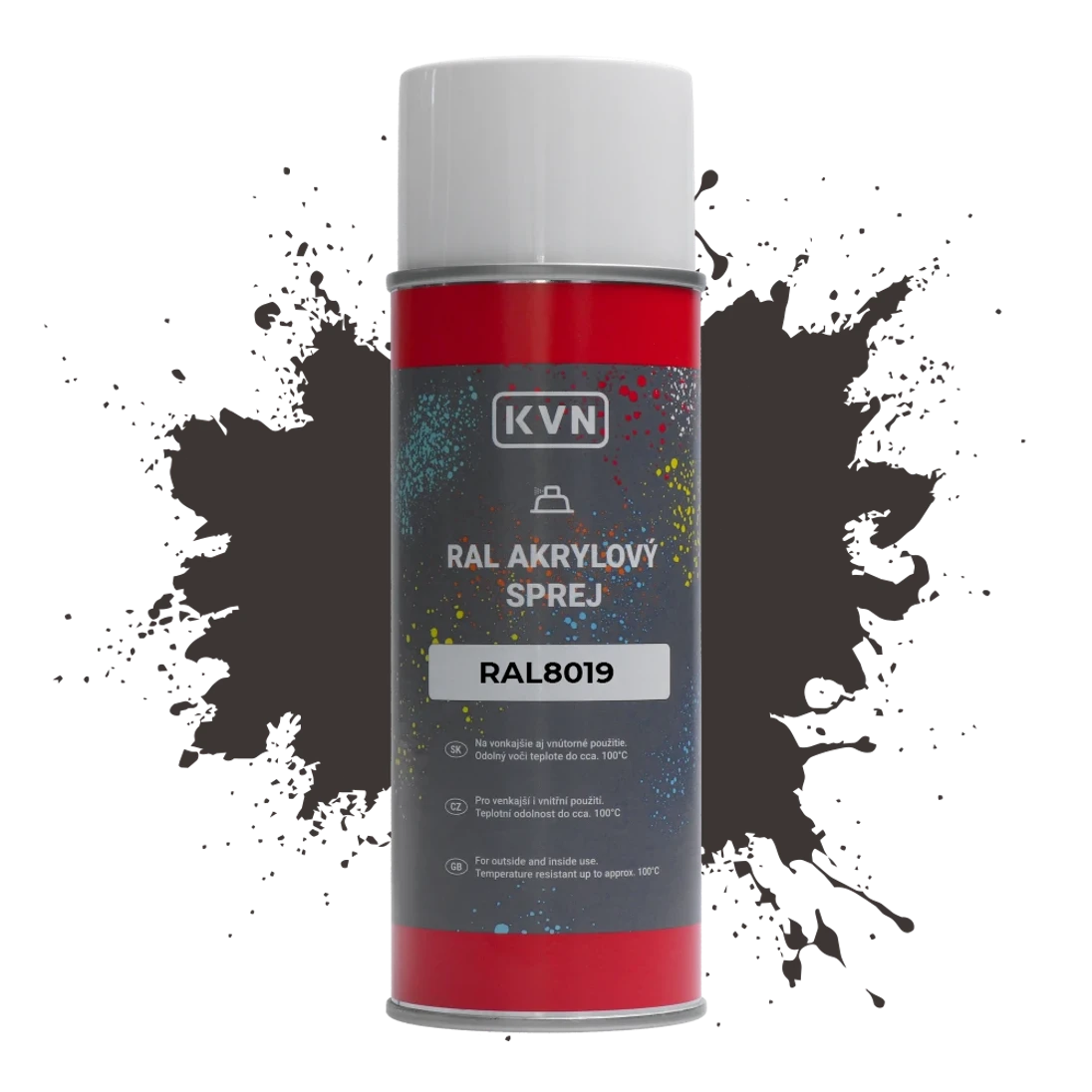 Barva ve spreji - RAL 8019, 400 ml