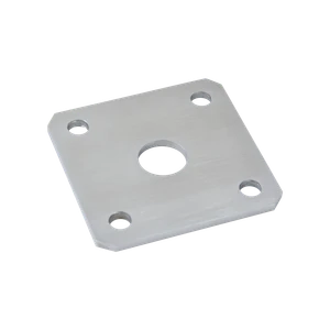 Kotviaca platňa naváracia k pántom, brúsená nerez AISI 304 - slide 0