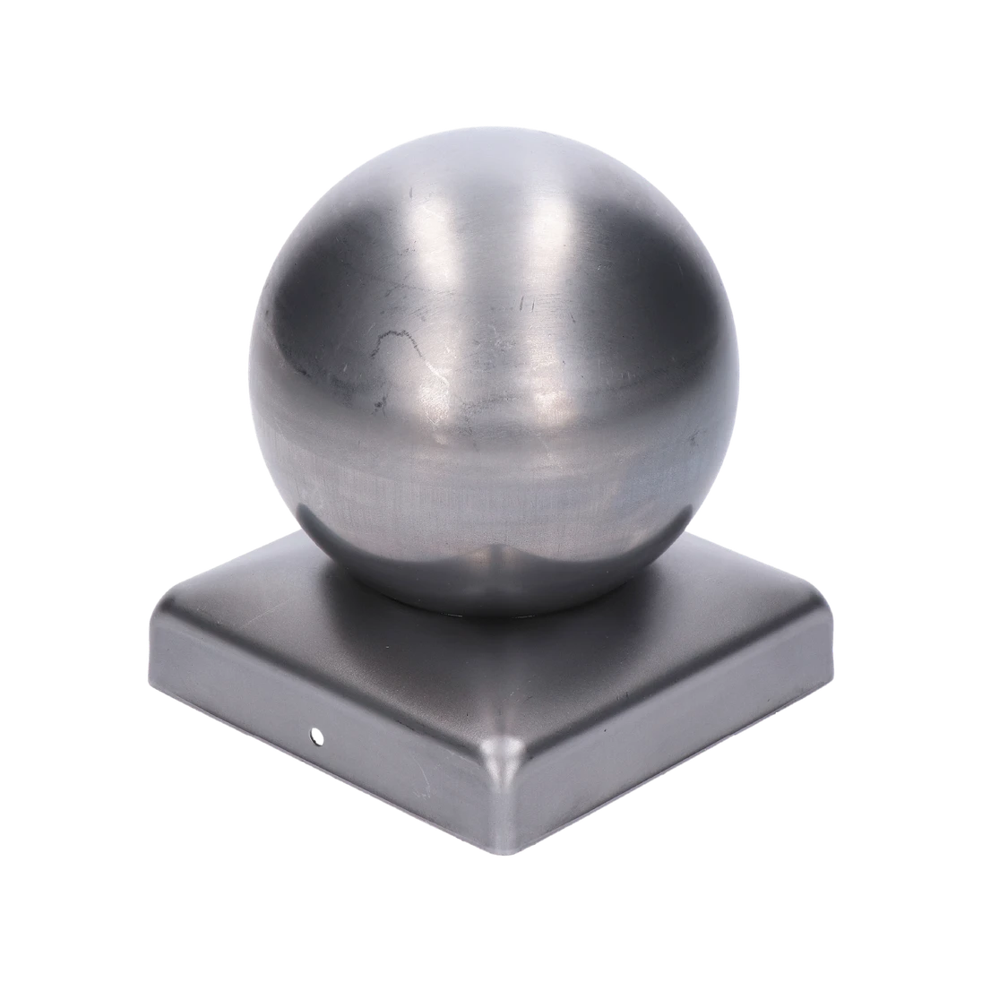 Stříška na sloupek-kulatá Základna 100 x 100 mm, koule 80 mm