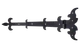 Kovanie ozdobné, 225 x 522 x 3 mm, pravé, RAL 9005 matná