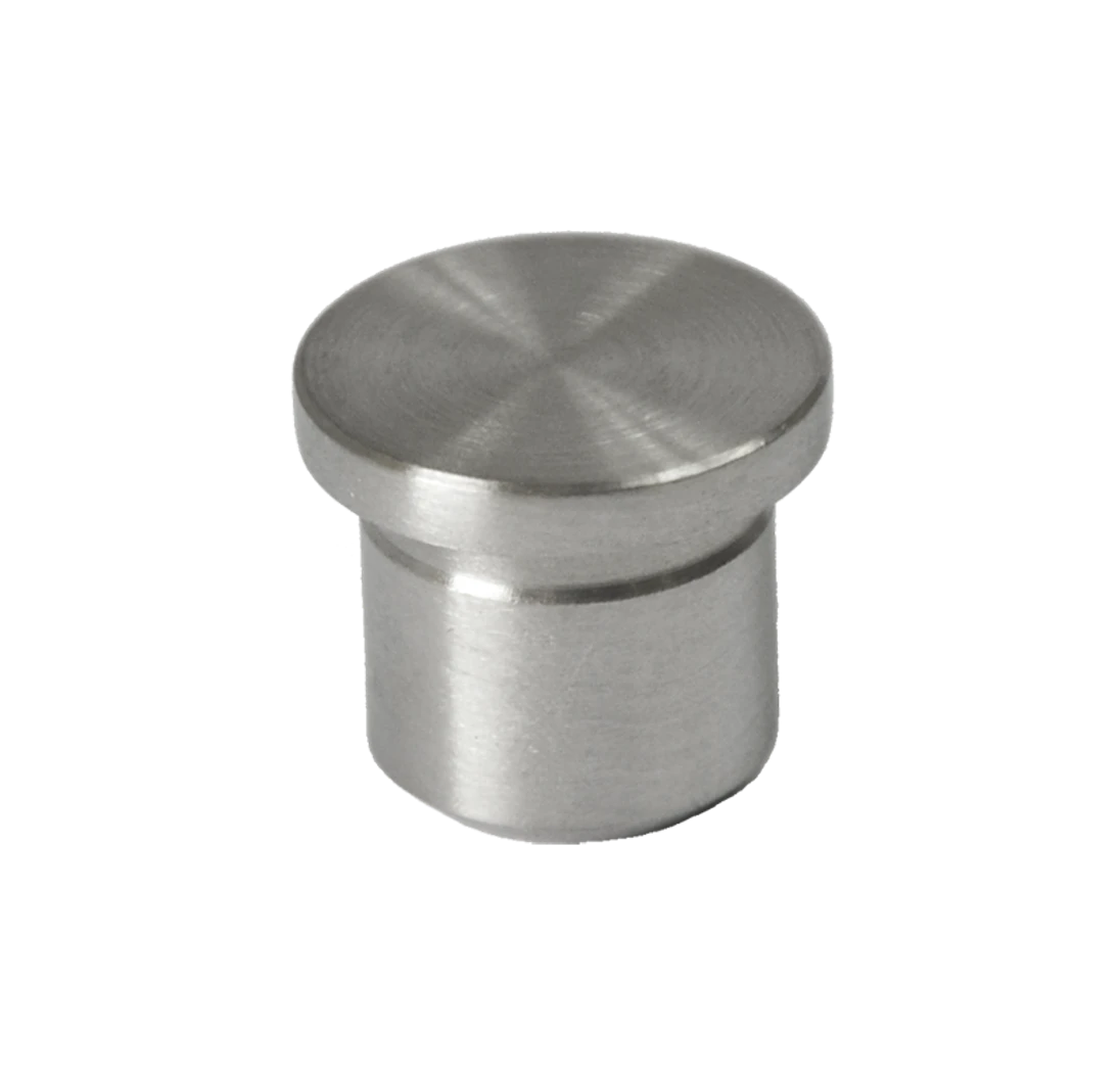 Ukončenie na trubku ø 14 mm, brúsená nerez AISI 304