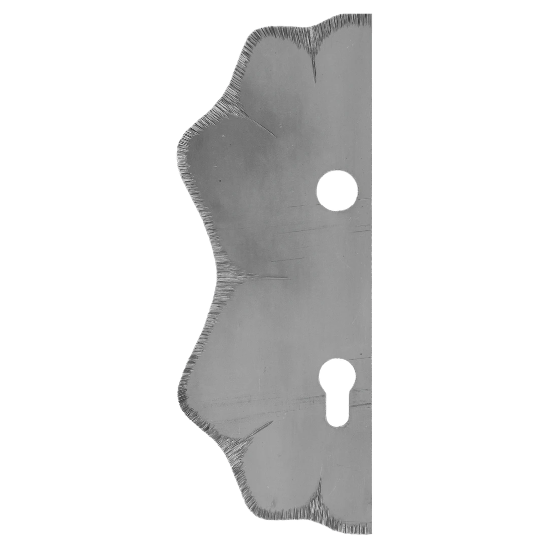 Štít 250 x 95 x 3 mm s otvormi, rozteč 90 mm, ozdobný, ľavý