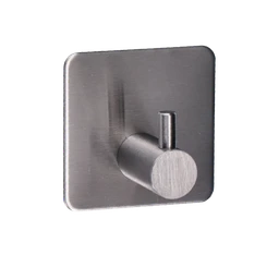 Nalepovací háčik s 3M páskou, brúsená nerez AISI 304