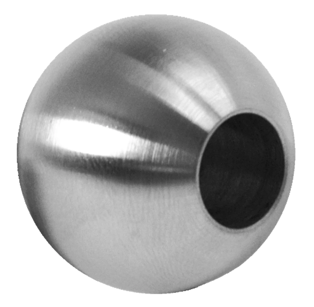 Guľa koncová ø 30 mm na trubku ø 12 mm, brúsená AISI 304