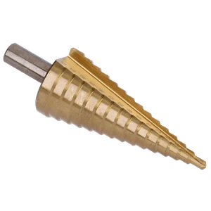 Stupňovitý kužeľový vrták HSS 4341 TiN 4-32 mm - slide 0