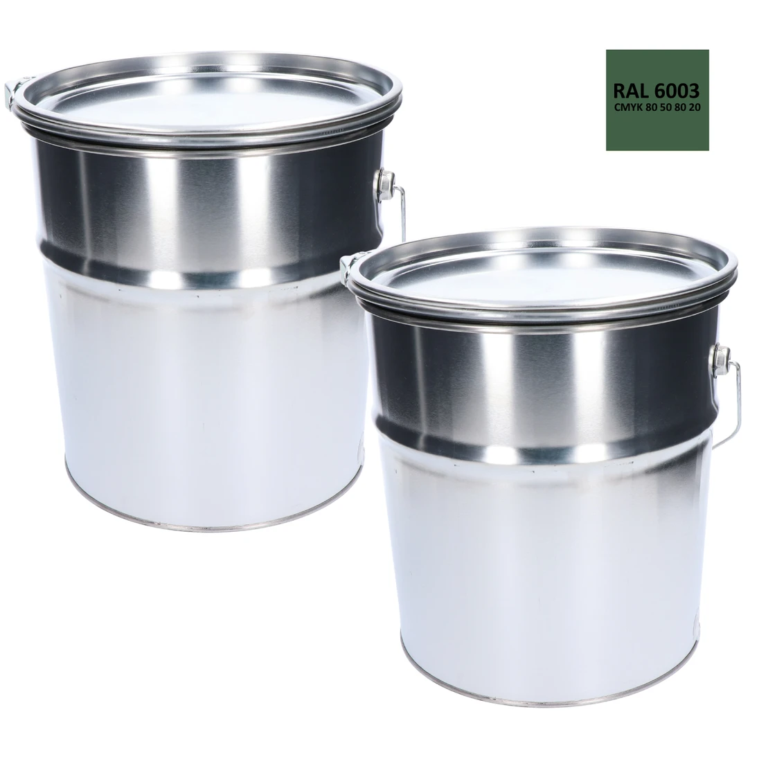 Barva antikorozní polomatná na zinek 20 kg olivovo-zelená