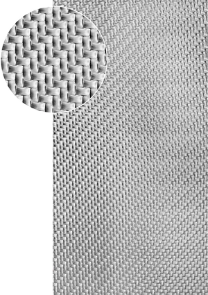 Plech pozinkovaný, 2000 x 1000 x 1,2 mm, 3D vzor pletenina - slide 0