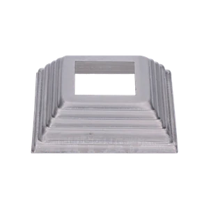 Krytka, plech, 100 x 100 x 29 mm, diera 42 x 42 mm, výlisok - slide 2