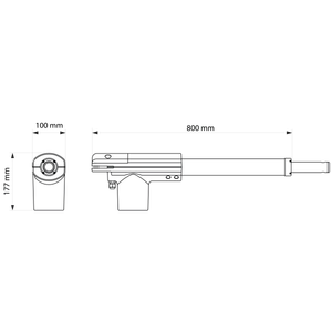 TOO4500KLT sada pre dvojkrídlovú bránu do 4,5 m/krídlo - slide 2