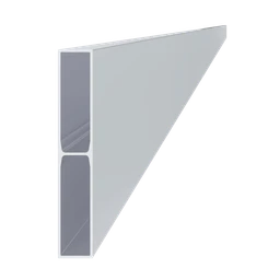 Al jekl 120 x 20 x 1,5 x 6000 mm, hliník bez povrchové úpravy