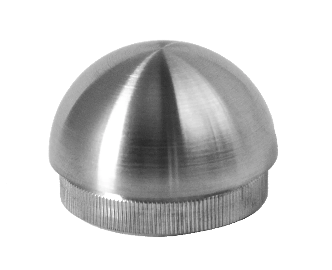 Ukončení na trubku ø 42,4 mm, broušená nerez AISI 304