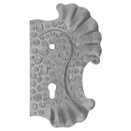 DOPREDAJ štít 270 x 160 x 3 mm, rozteč 90 mm, pravý