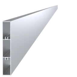 Poškodený profil 100x16mm, L-6000mm, hliník bez úpravy