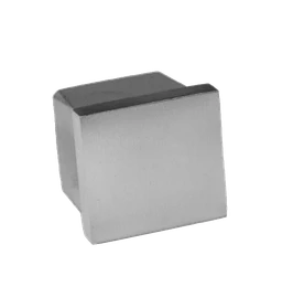 Ukončení na jekl 30 x 30 mm, broušená nerez AISI 304