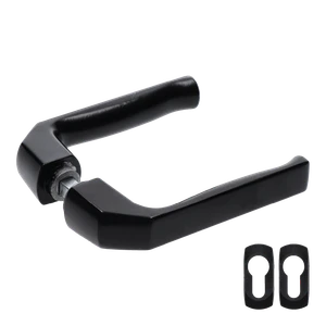 Kľučka hliníková, osadenie ø 19 mm, čierna farba - slide 1