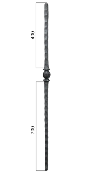 Tyč 25 x 25 x 1200 mm - slide 1