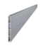 Poškodený Al profil 160 x 16 x 6000 mm, bez povrchovej úpravy