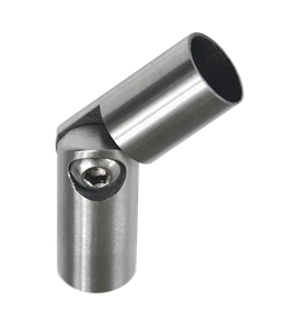 Spoj s kĺbom, ø 14 mm (0-100°), brúsená nerez AISI 304