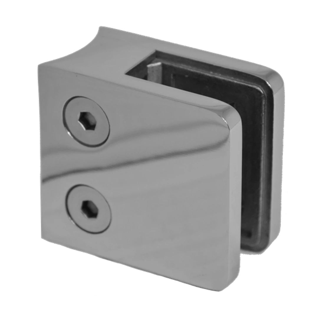 Svorka na trubku ø42.4mm, sklo 6-10.76mm, leštěná AISI304