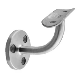 Držiak madla ø 42,4 mm na stenu, brúsená nerez AISI 304