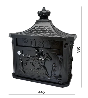 Schránka poštová hliníková 350 x 180 x 385 mm - slide 0