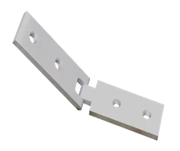 Hliníková spojka nastavitelná, povrch brúsený