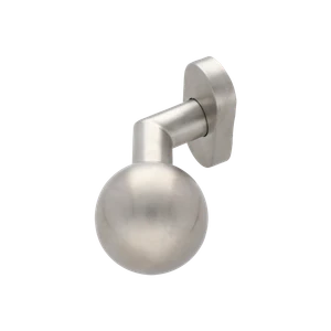 Koule s oválnou rozetou, otočná, pravá, broušená AISI304 - slide 0