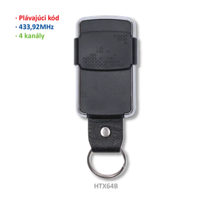 Vysielač 4-kanálový, 433 MHz, plávajúci kód, čierny - slide 3