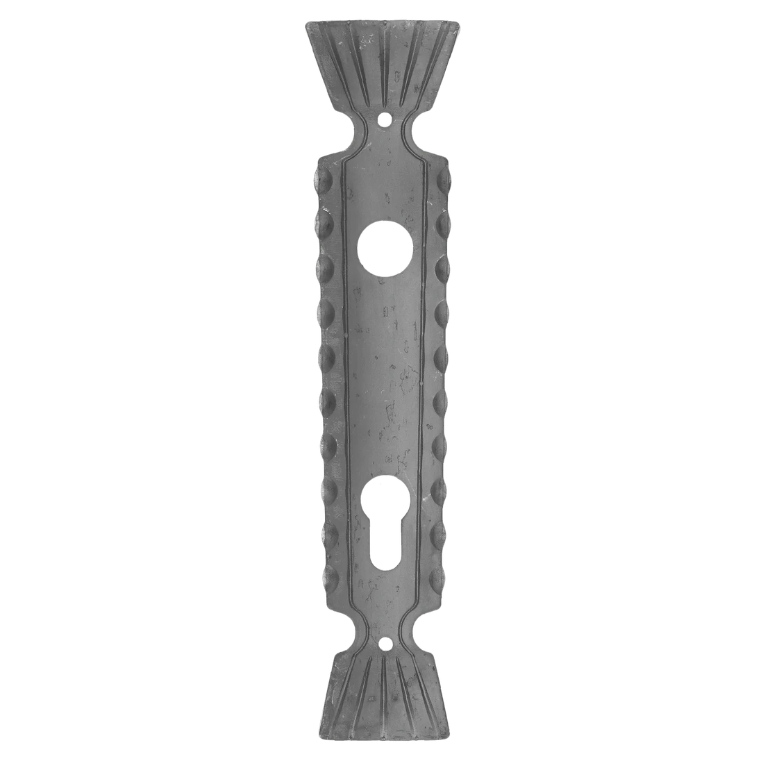 Štít s otvormi 260 x 56 mm, rozteč 90 mm, otvor ø 20 mm