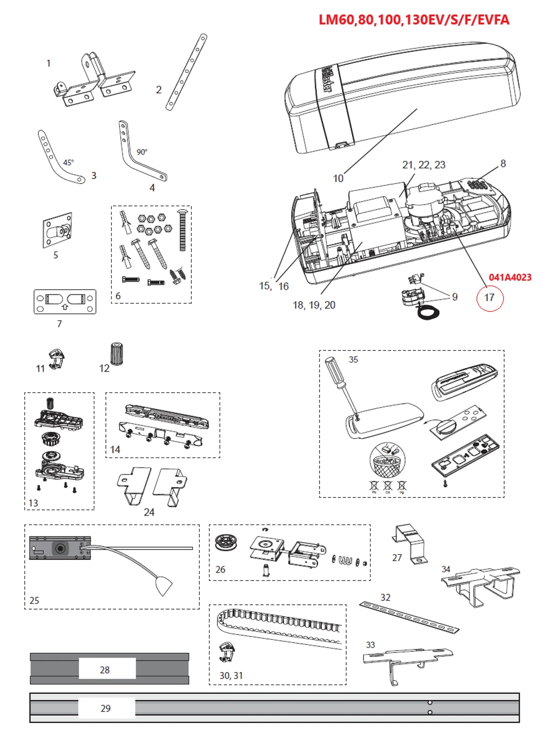041A4023 napájecí deska 1 WATT