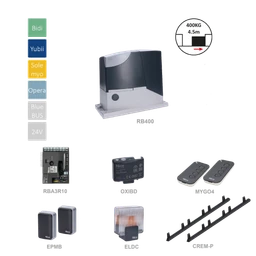 RB400BDKCE+H sada pro posuvnou bránu do 400kg