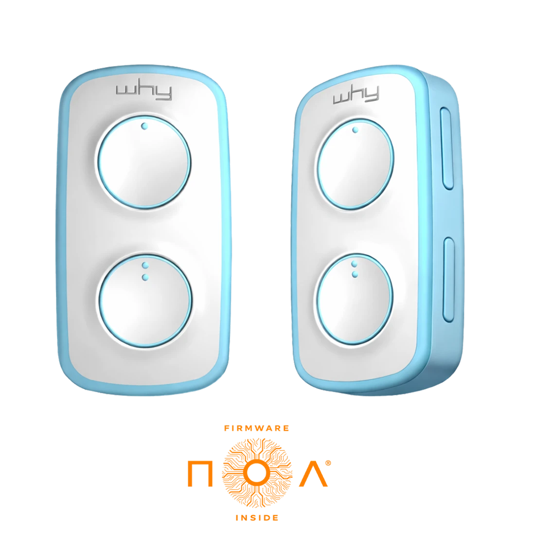 Vysielač Evo2 NOA MINI 4-kanál, 433/868 MHz, modrý