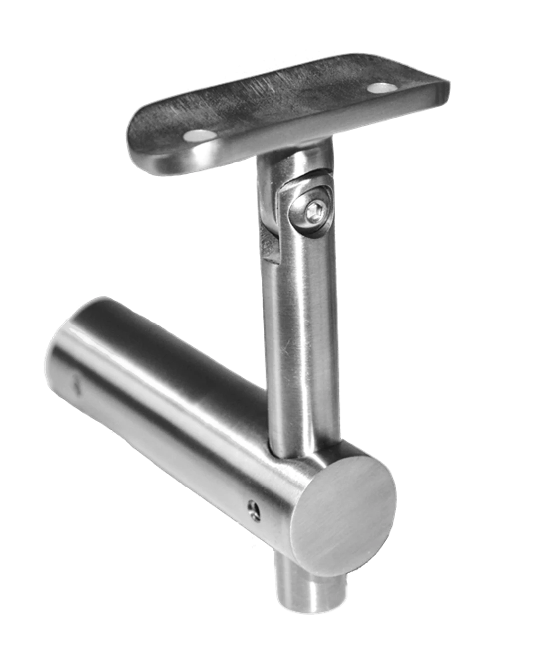 Držiak madla ø 42,4 mm na trubku s kĺbom, brúsená AISI 304