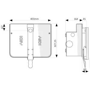 UNDERKIT sada pro křídlovou bránu do 3m/ křídlo - slide 3