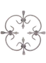Kovářský ornament H 250 x L 250mm,10 x 5mm