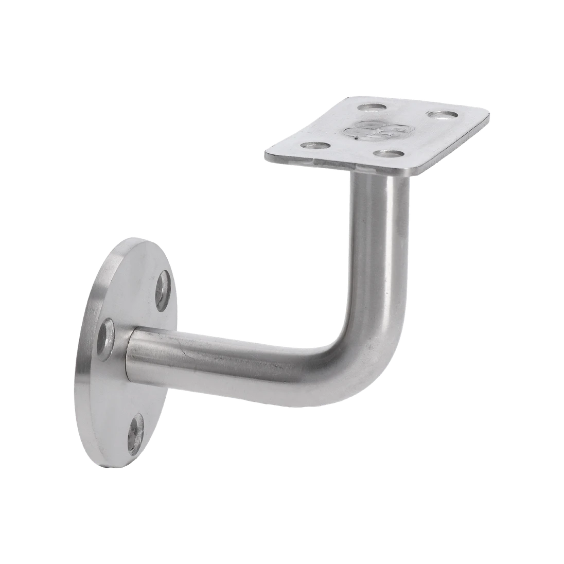 Držiak madla 40 x 40 mm na stenu,brúsená nerez AISI 304