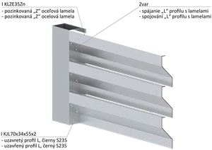Z-profil lamela 23 x 40 x 20 x 1,5 x 3000 mm, pozink - slide 4