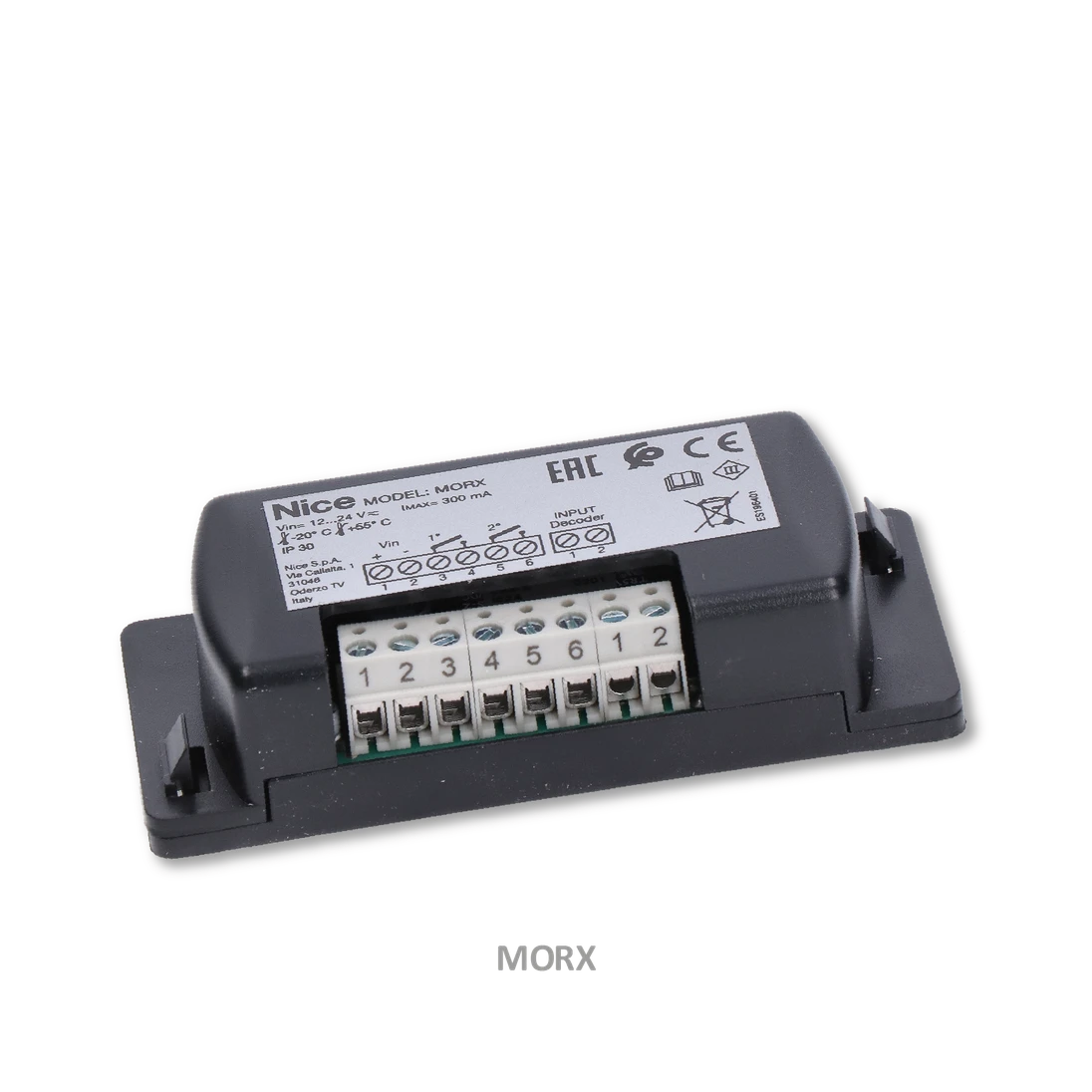 Dekodér pro 1 čtečku ETP nebo 1 až 4 klávesnice EDS/EDSI