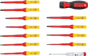 Sada elektrikárskych skrutkovačov, 13 ks - slide 1