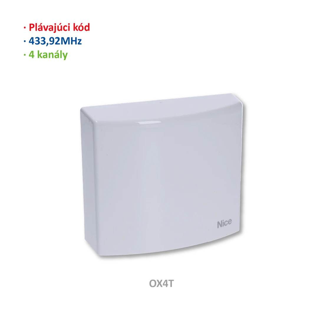 Prijímač univerzálny, 4-kanálový, so zabudovaným vysielačom