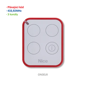 Vysielač 3-kanálový obojsmerný, 433 MHz, plávajúci kód - slide 1